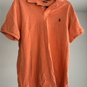 Ralph Lauren Men's Polo Shirt in Vibrant Orange